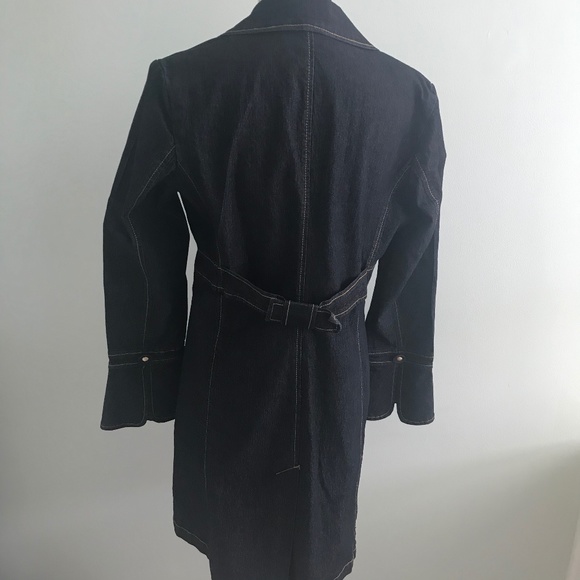 Bisou Bisou black denim coat - Picture 3 of 6
